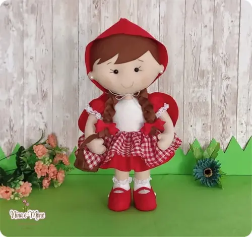 Chapeuzinho Vermelho de Feltro