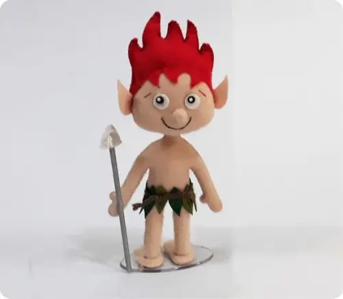 Curupira Mini em Feltro