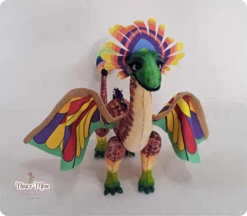 Dragão Melodia de Feltro