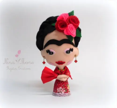 Frida Kahlo em Feltro