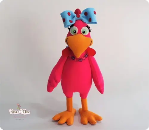 Galinha Lilica de Feltro