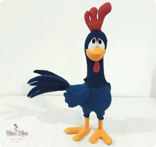 Galo Carijó em Feltro