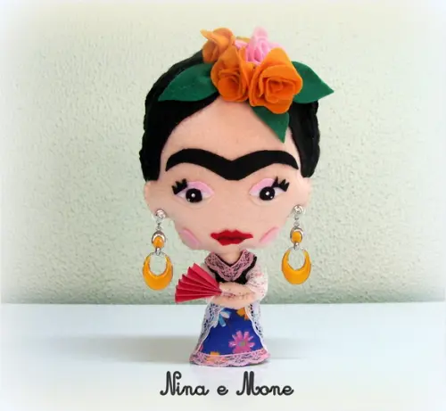 Frida Kahlo em Feltro
