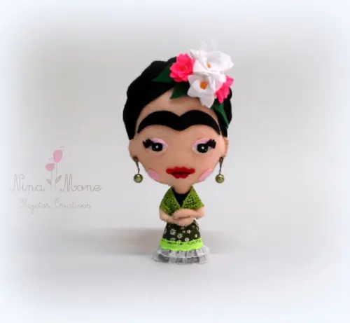 Frida Kahlo em Feltro