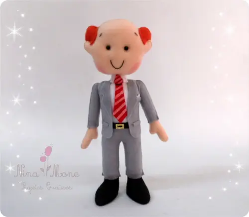 Homem de Negócios em feltro