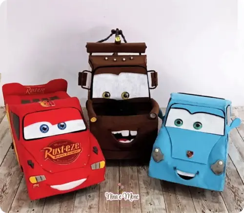 Kit Carros de Feltro