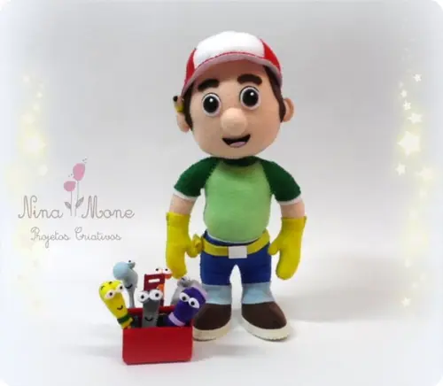 Manny Mãos à Obra de feltro