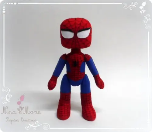 Menino Aranha Em Feltro