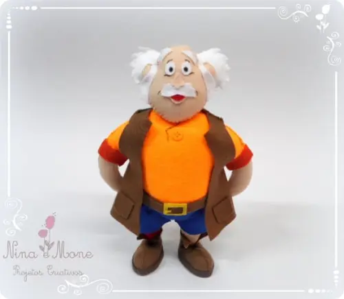 Maurice em Feltro - Kit Bela e a Fera