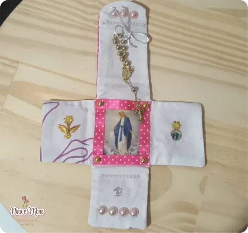 Oratório de Bolso em Tecido