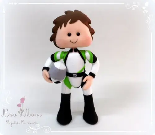 Piloto Articulado em Feltro
