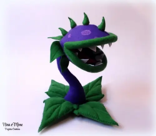 Planta Carnívora de Feltro