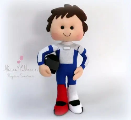Piloto em feltro