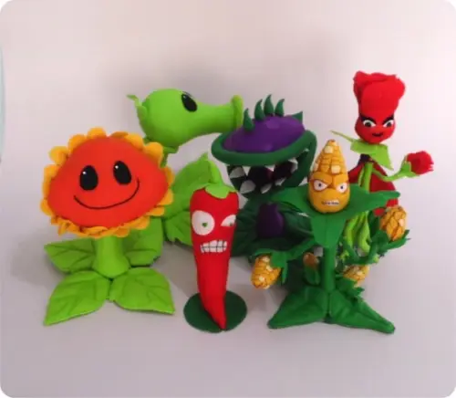 Plantas Zumbi de Feltro