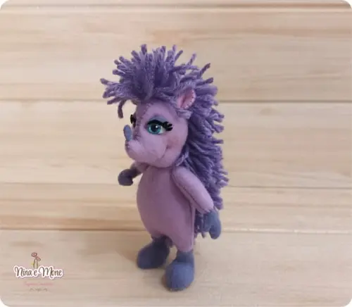 Porco Espinho Una de feltro