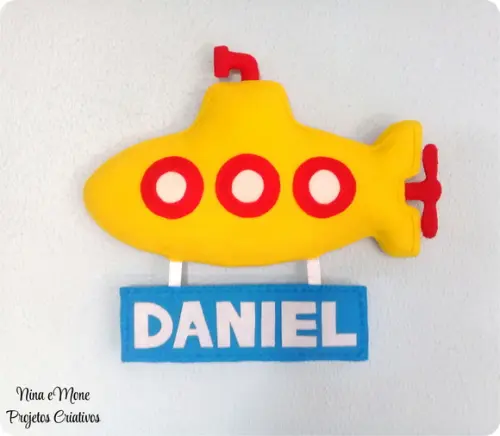 Porta Maternidade Submarino Amarelo 2