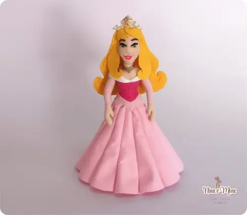 Princesa Aurora de Feltro - Bela Adormecida