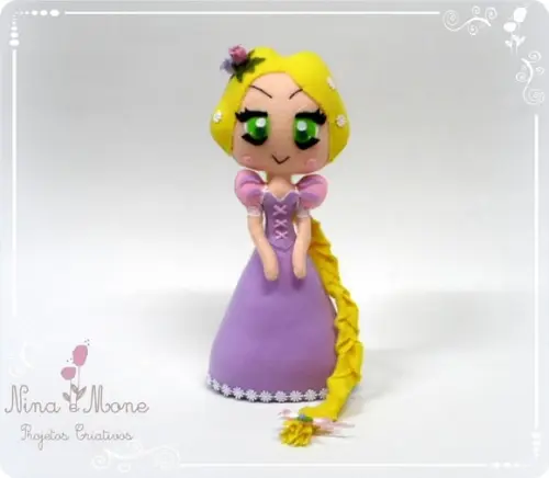 Rapunzel em Feltro