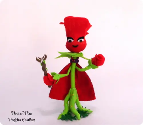 Rosa Zumbi de Feltro