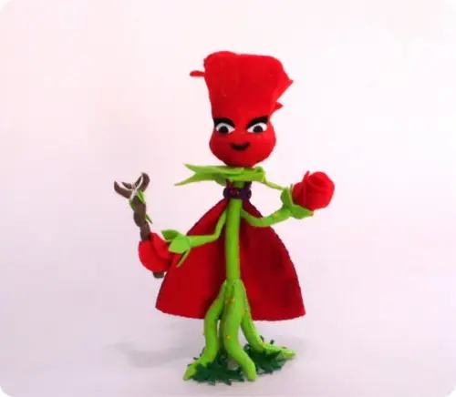 Rosa Zumbi de Feltro