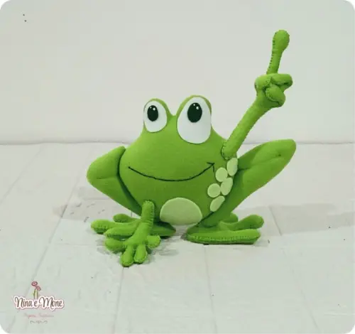Sapo Cururu de Feltro