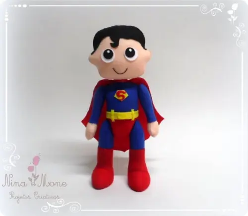 Super Menino em Feltro