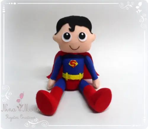 Super Menino em Feltro