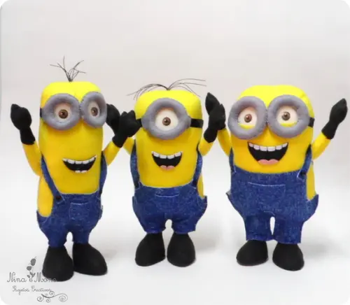 Trio Minion de Feltro