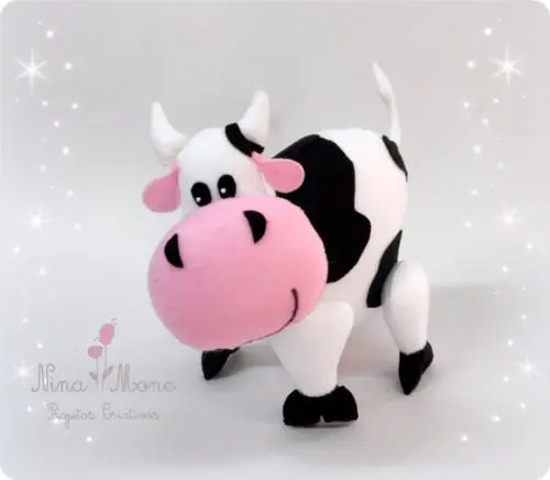 Vaca em Feltro