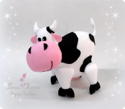 Vaca em Feltro