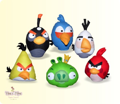 Kit Angry Birds de Feltro