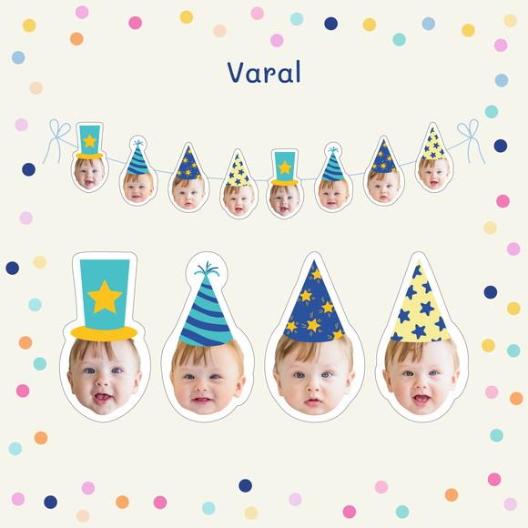 Varal | Bandeirola G - Rostinho Chapeuzinho