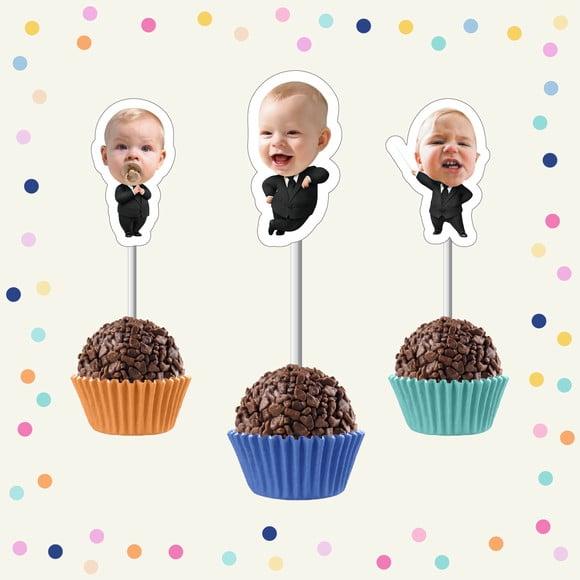 Toppers Docinho com Rostinho - Chefinho