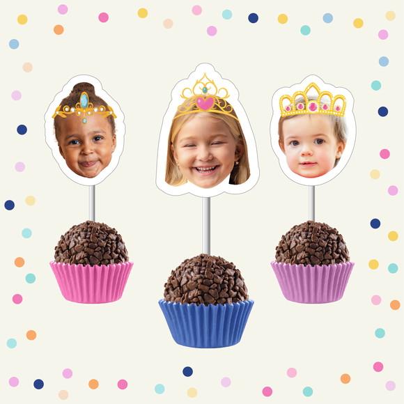 Toppers de Docinho com Rostinho - Princesas