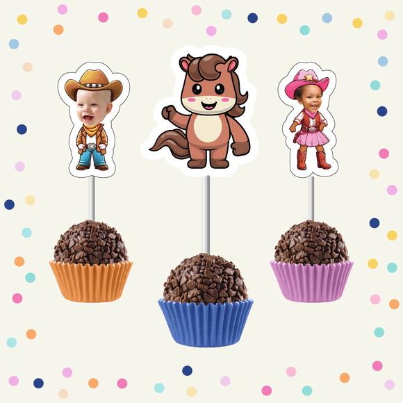 Toppers Docinho com Rostinho - Fazenda