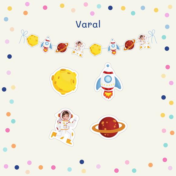 Varal | Bandeirola G - Astronauta