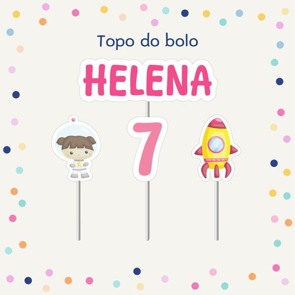 Topo de Bolo - Astronauta