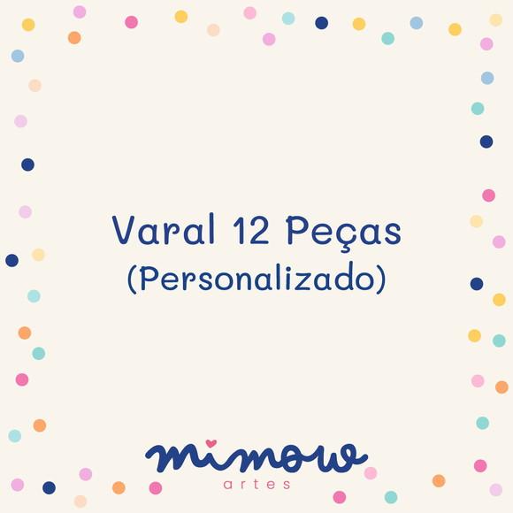 Varal | Bandeirola 12 Peças -