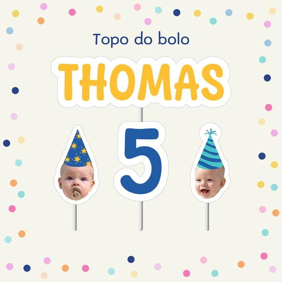 Topo de Bolo - Rostinho Chapeuzinho