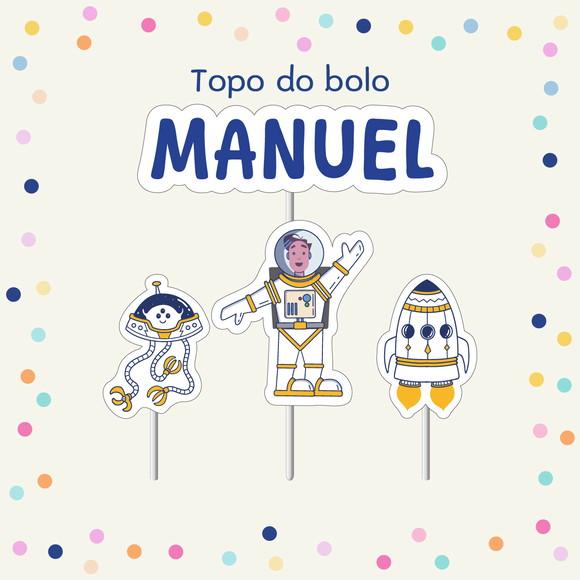 Topo de Bolo - Astronauta