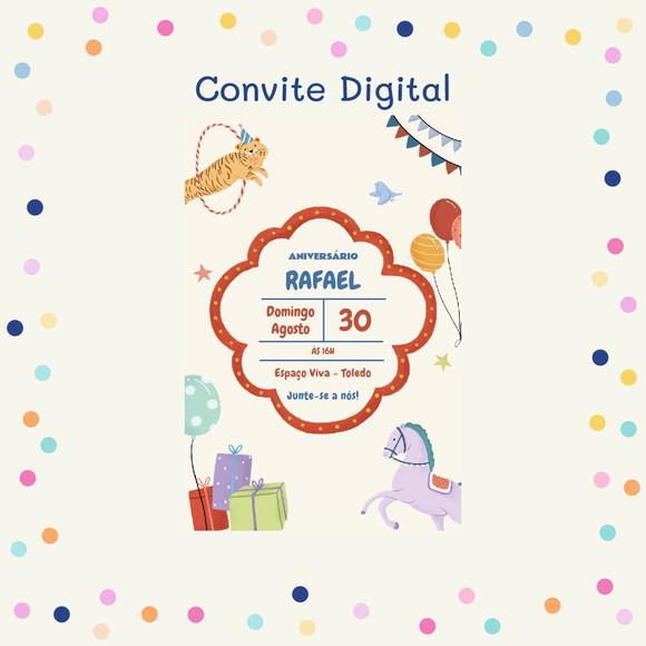 Convite Digital - Circo