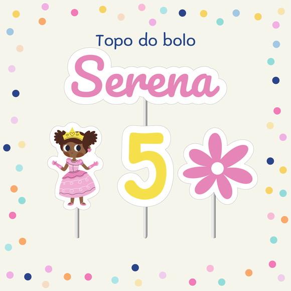 Topo de Bolo - Princesas