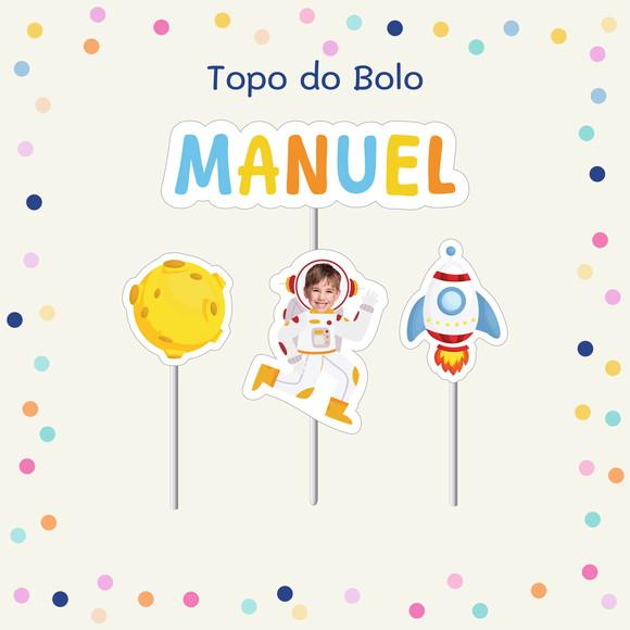 Topo de Bolo - Astronauta