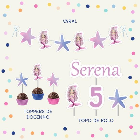 Kit Festa Encanto - Sereia
