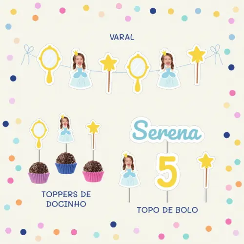 Kit Festa Encanto - Princesas