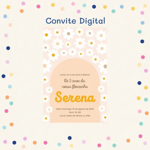 Convite Digital - Margarida