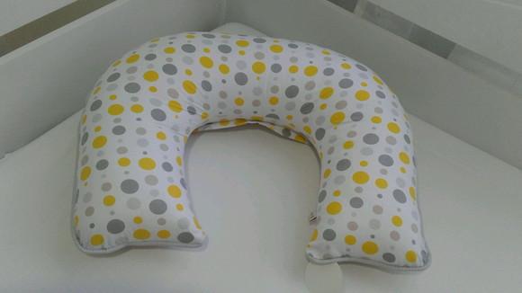 Almofada de Amamentação Boloes Amarelo