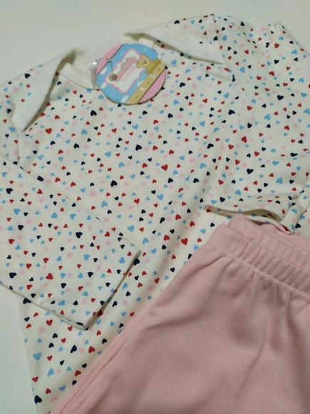 Body de Bebe Manga Comprida Estampado em Malha 100% Algodão