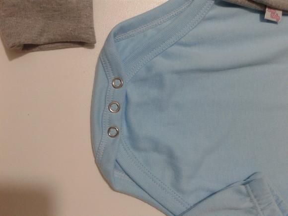 Body de bebe manga comprida estampado em malha 100% algodão