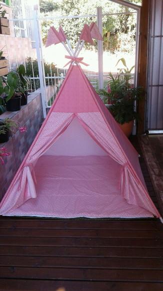 Cabana Infantil + Colchonete +bandeirinhas